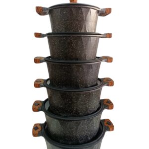 Ollas Mármol Royality 18 piezas