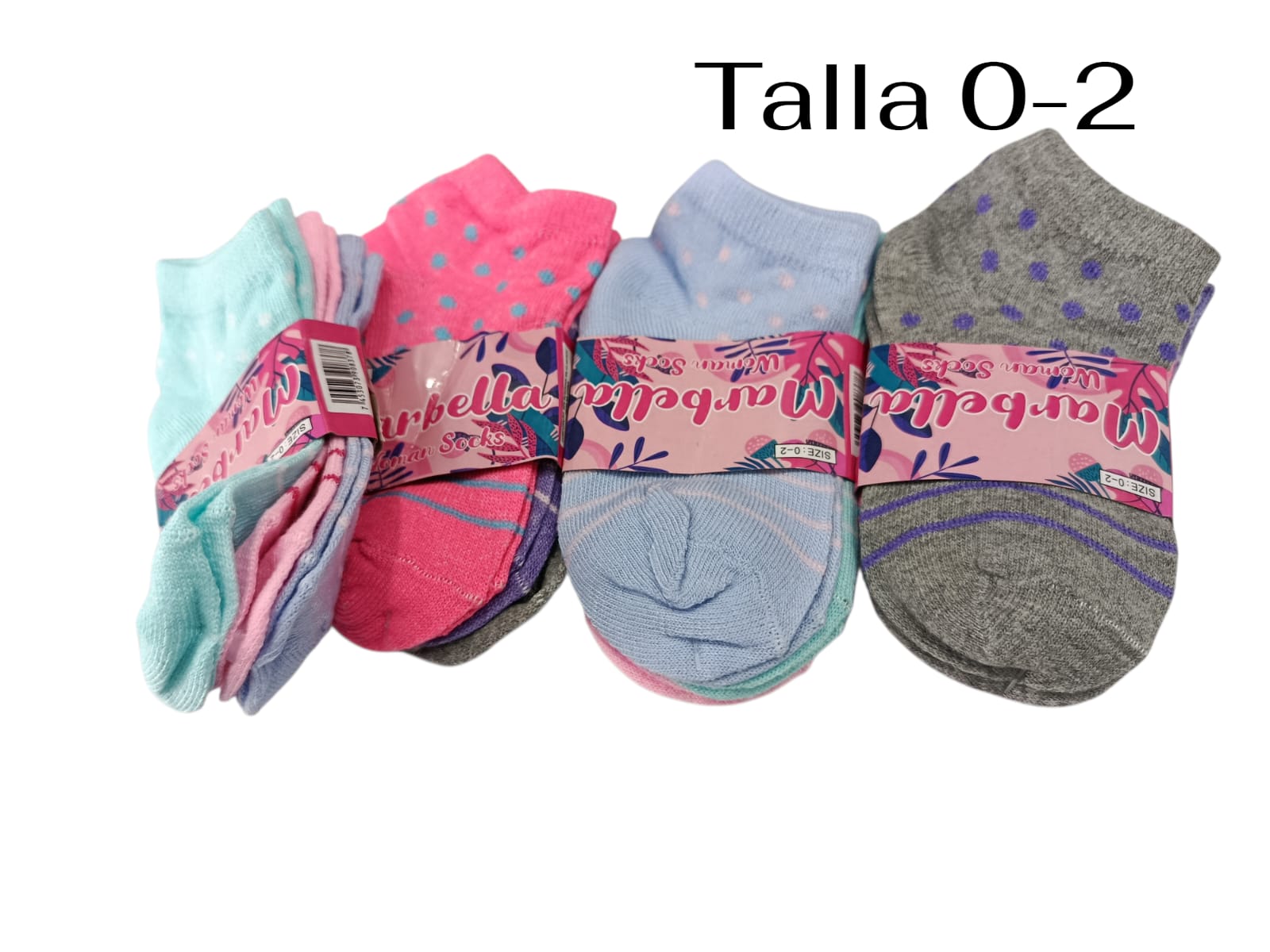 Calcetas para niñas variedad de tamaños