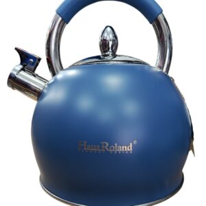 Tetera silbadora azul mate 3lts HR786-1 Haus Roland