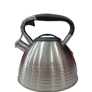 Tetera silbadora cromada con pliegues 3lts HR7131-1 Haus Roland