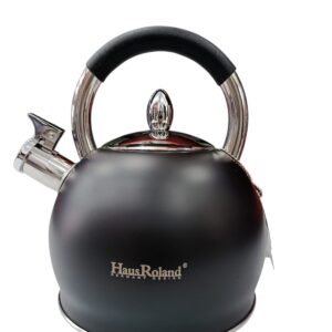 Tetera silbadora negro mate 3lts HR786-1  Haus Roland