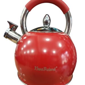 Tetera silbadora roja 3lts HR786-1 Haus Roland