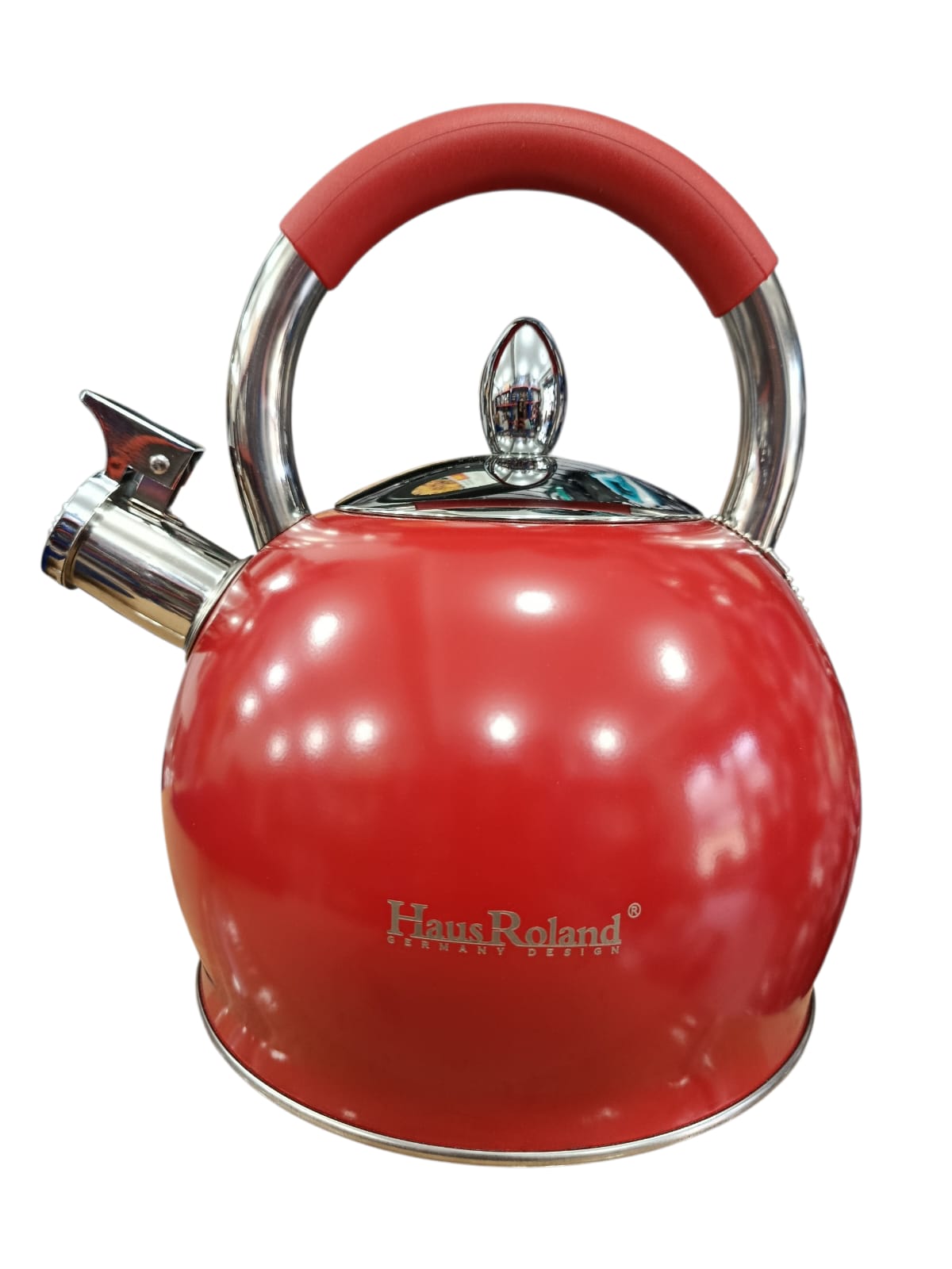 Tetera silbadora roja 3lts HR786-1 Haus Roland