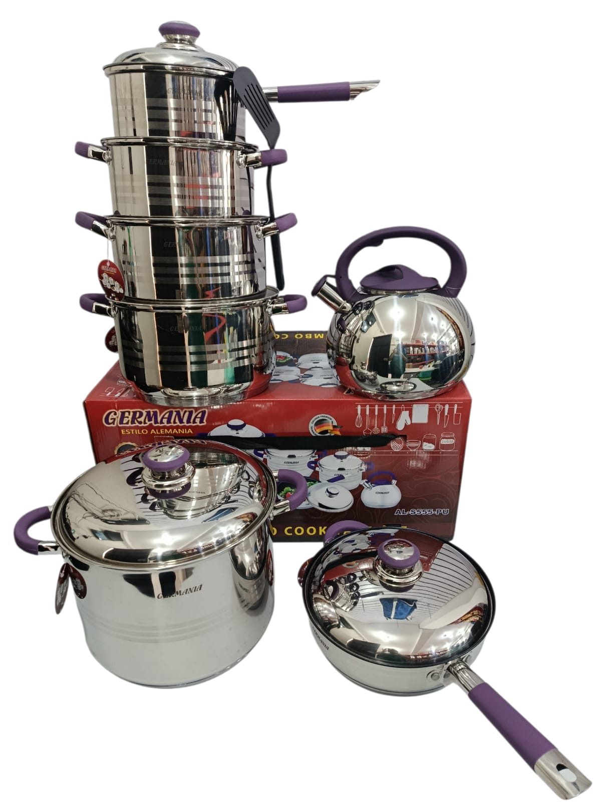 Ollas Germania 14 piezas (555)